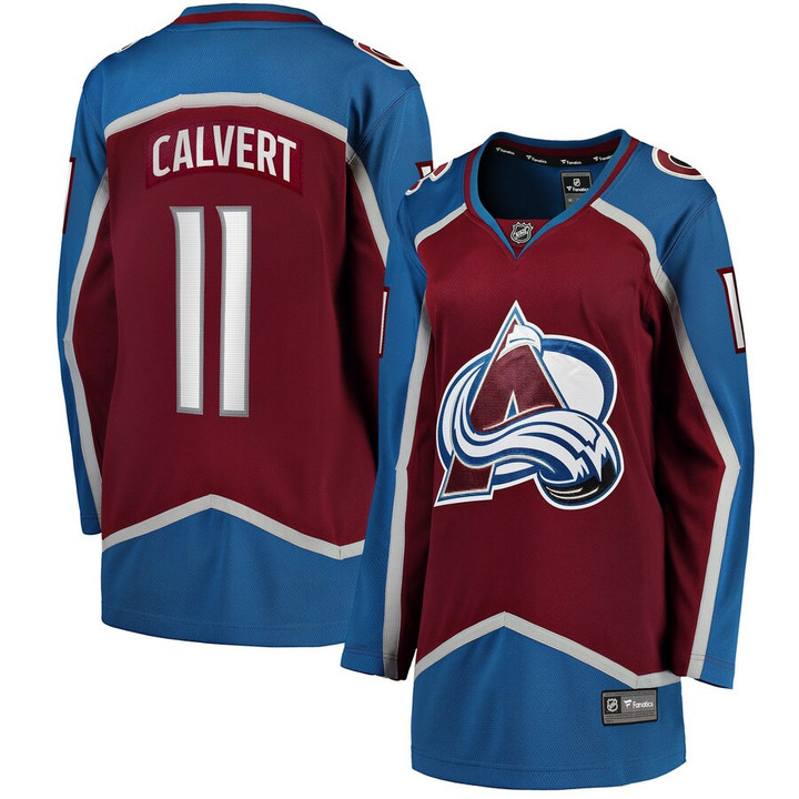 Matt Calvert Colorado Avalanche Fanatics Branded Women's Home Breakaway Player Jersey - Burgundy - Cfjersey.store
