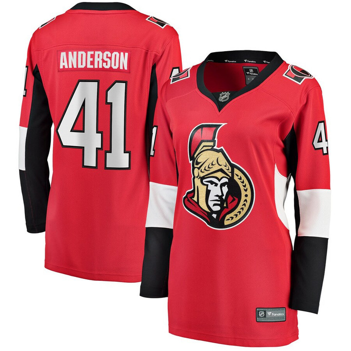 Craig Anderson Ottawa Senators Fanatics Branded Women's Home Breakaway Player Jersey - Red - Cfjersey.store