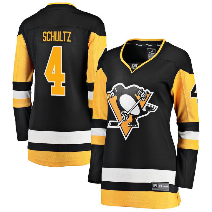 Justin Schultz Pittsburgh Penguins Fanatics Branded Women's Premier Breakaway Player Jersey - Black - Cfjersey.store