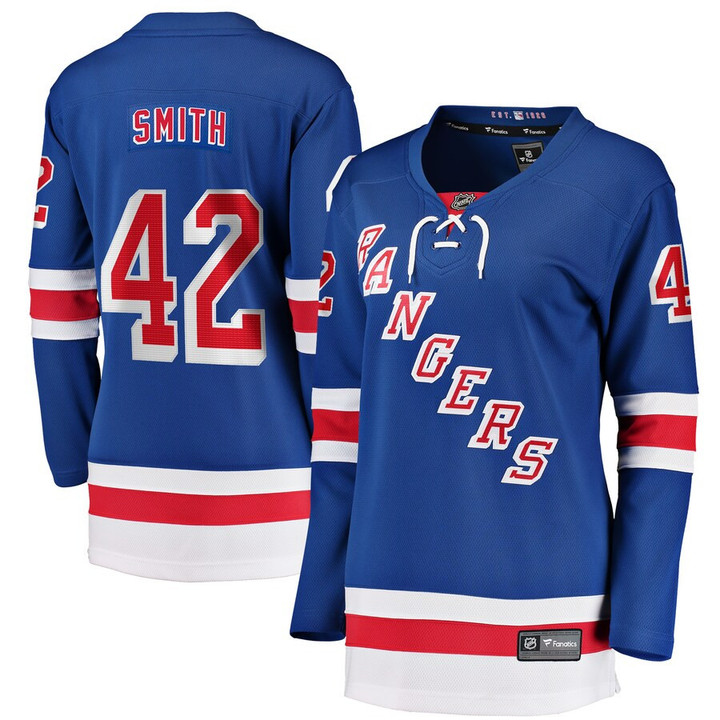 Brendan Smith New York Rangers Fanatics Branded Women's Home Breakaway Player Jersey - Blue - Cfjersey.store