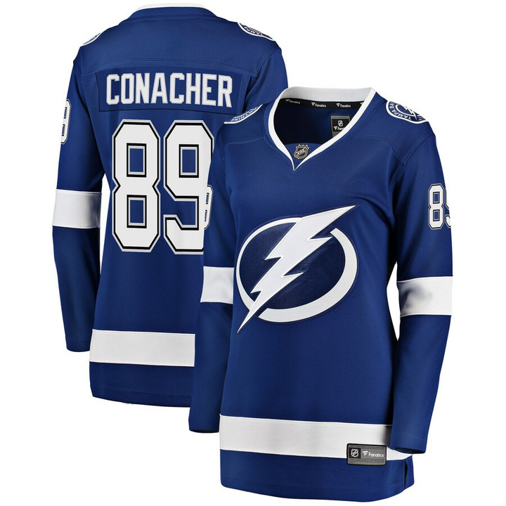 Cory Conacher Tampa Bay Lightning Fanatics Branded Women's Breakaway Player Jersey - Blue - Cfjersey.store