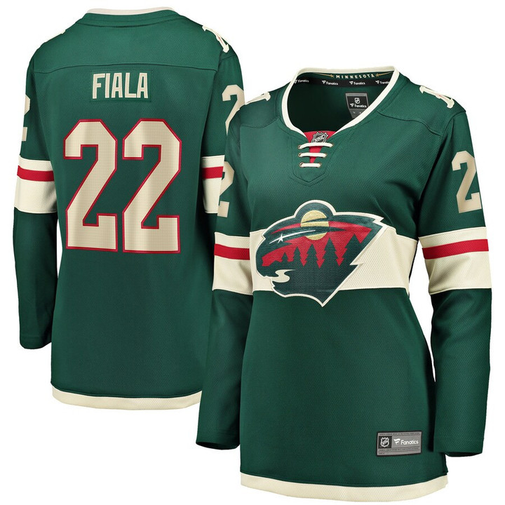 Kevin Fiala Minnesota Wild Fanatics Branded Women's Home Breakaway Player Jersey - Green - Cfjersey.store
