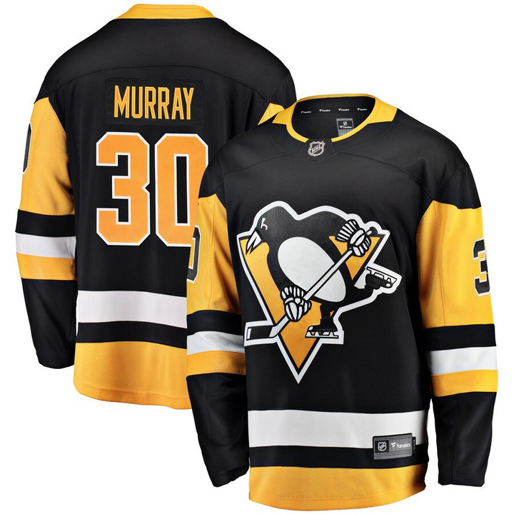 Matt Murray Pittsburgh Penguins Fanatics Branded Youth Breakaway Player Jersey - Black - Cfjersey.store