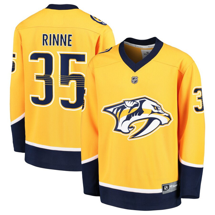 Pekka Rinne Nashville Predators Fanatics Branded Youth Replica Player Jersey - Gold - Cfjersey.store