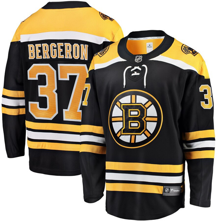 Patrice Bergeron Boston Bruins Fanatics Branded Youth Home Breakaway Player Jersey - Black - Cfjersey.store