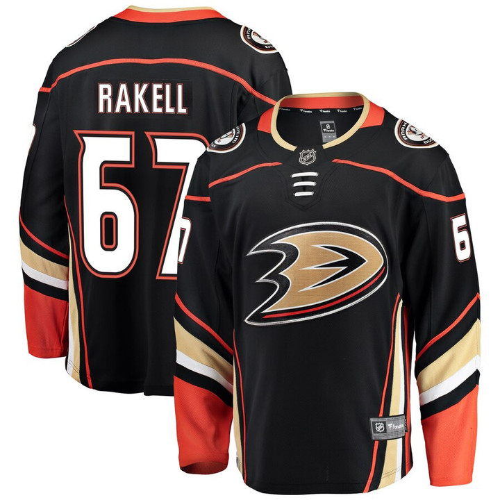 Richard Rakell Anaheim Ducks Fanatics Branded Youth Breakaway Player Jersey - Black - Cfjersey.store