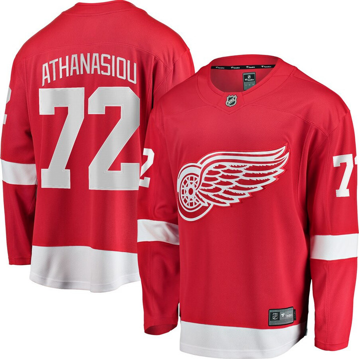 Andreas Athanasiou Detroit Red Wings Fanatics Branded Youth Breakaway Player Jersey - Red - Cfjersey.store
