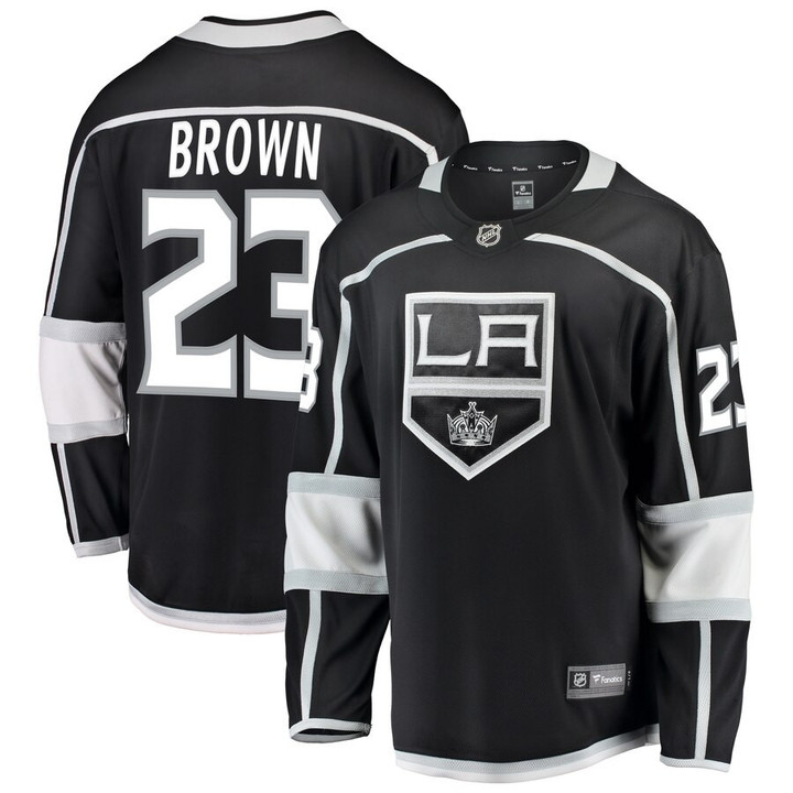 Dustin Brown Los Angeles Kings Fanatics Branded Youth Breakaway Player Jersey - Black - Cfjersey.store