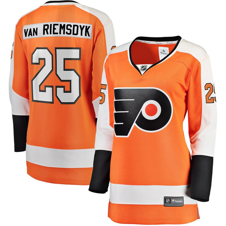 James van Riemsdyk Philadelphia Flyers Fanatics Branded Women's Home Breakaway Player Jersey - Orange - Cfjersey.store