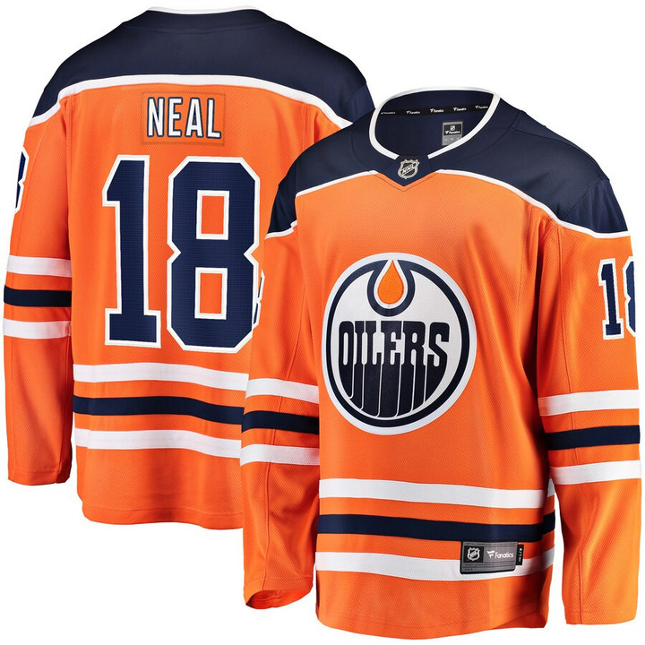 James Neal Edmonton Oilers Fanatics Branded Breakaway Team Color Player Jersey - Orange - Cfjersey.store