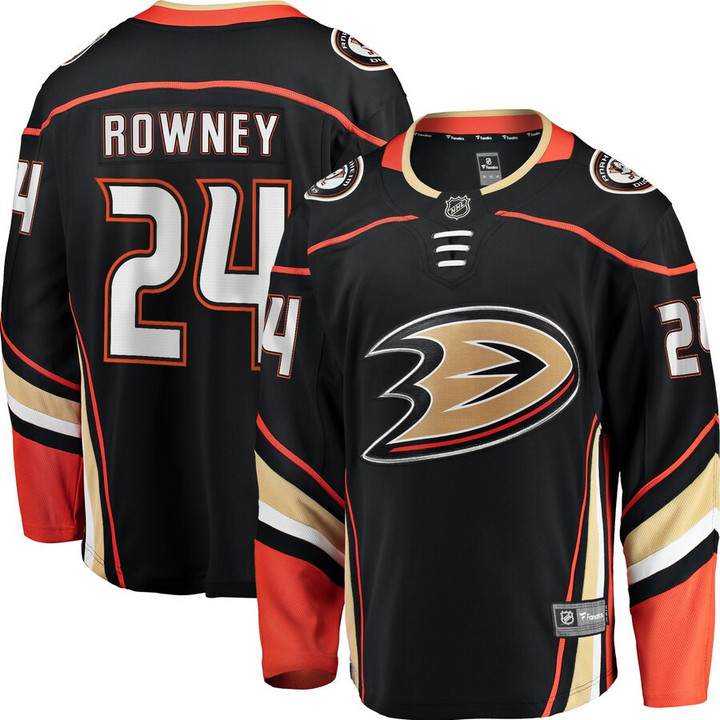 Carter Rowney Anaheim Ducks Fanatics Branded Breakaway Player Jersey - Black - Cfjersey.store