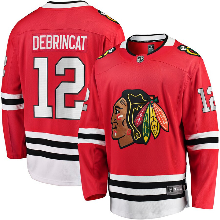 Alex DeBrincat Chicago Blackhawks Fanatics Branded Home Premier Breakaway Player Jersey - Red - Cfjersey.store