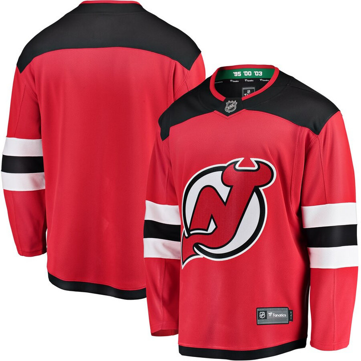 New Jersey Devils Fanatics Branded Breakaway Home Jersey - Red - Cfjersey.store