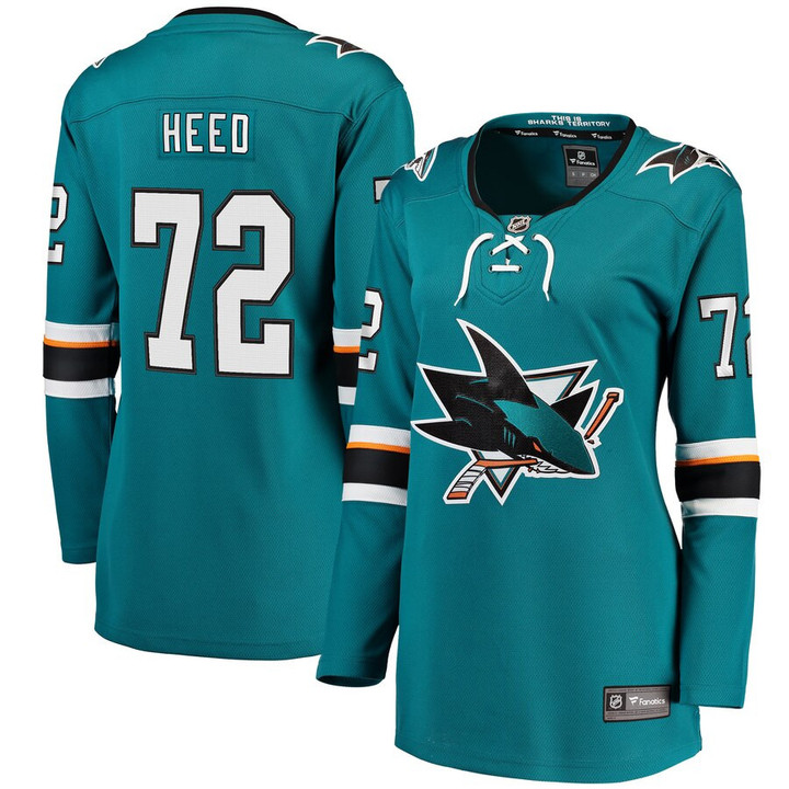 Tim Heed San Jose Sharks Fanatics Branded Women's Home Breakaway Player Jersey - Teal - Cfjersey.store