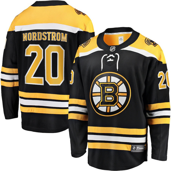 Joakim Nordstrom Boston Bruins Fanatics Branded Home Breakaway Player Jersey - Black - Cfjersey.store