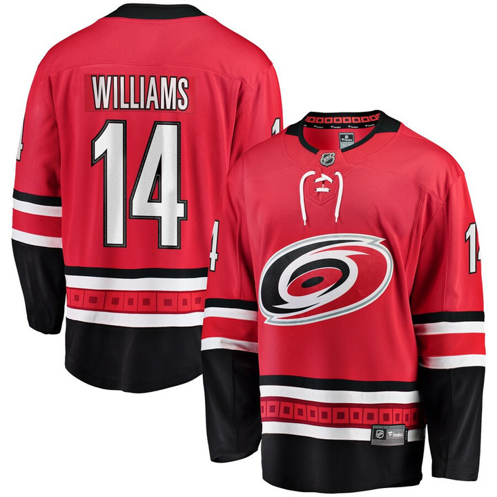 Justin Williams Carolina Hurricanes Fanatics Branded Breakaway Player Jersey - Red - Cfjersey.store