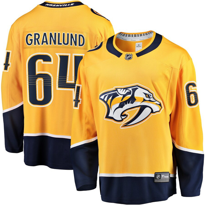 Mikael Granlund Nashville Predators Fanatics Branded Replica Player Jersey - Gold - Cfjersey.store