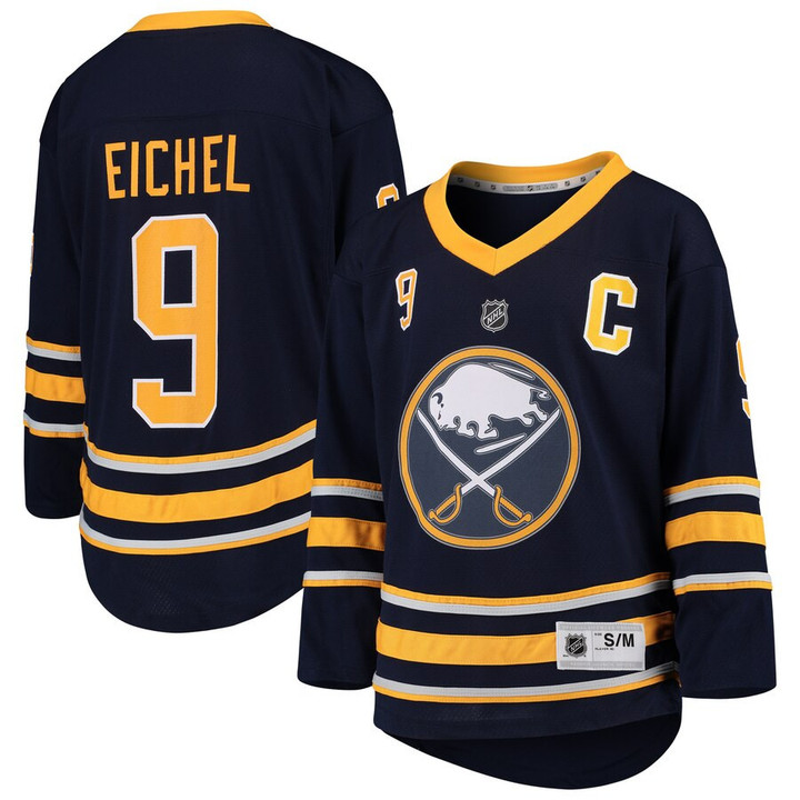 Jack Eichel Buffalo Sabres Youth Home Replica Player Jersey - Navy - Cfjersey.store