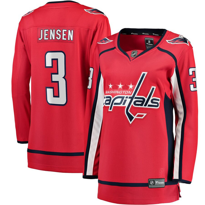 Nick Jensen Washington Capitals Fanatics Branded Women's Home Breakaway Player Jersey - Red - Cfjersey.store