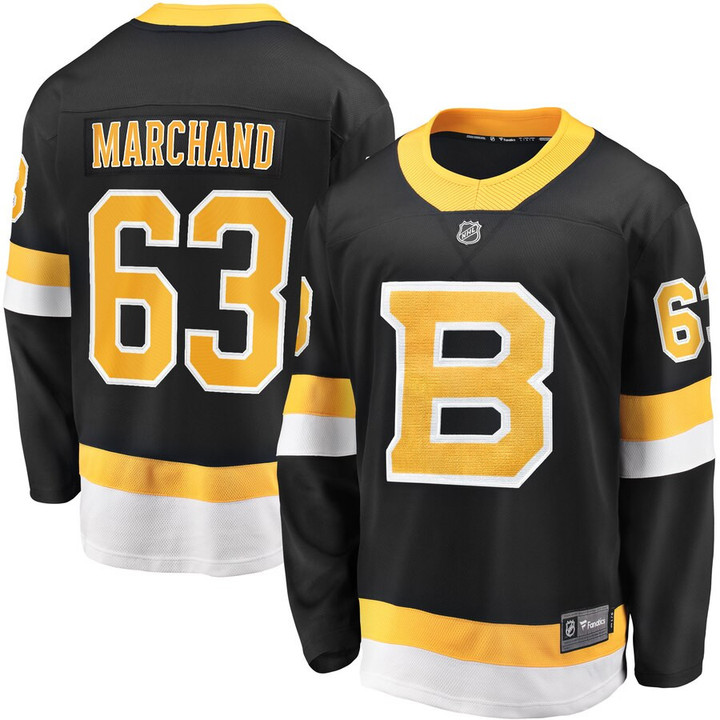 Brad Marchand Boston Bruins Fanatics Branded Alternate Premier Breakaway Player Jersey - Black - Cfjersey.store