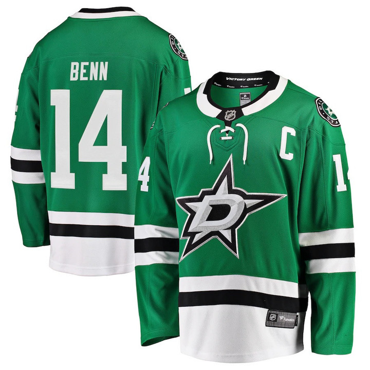 Jamie Benn Dallas Stars Fanatics Branded Breakaway Player Jersey - Green - Cfjersey.store