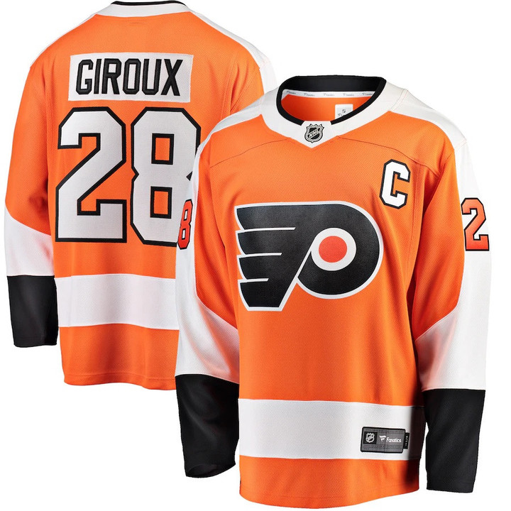 Claude Giroux Philadelphia Flyers Fanatics Branded Breakaway Player Jersey - Orange - Cfjersey.store
