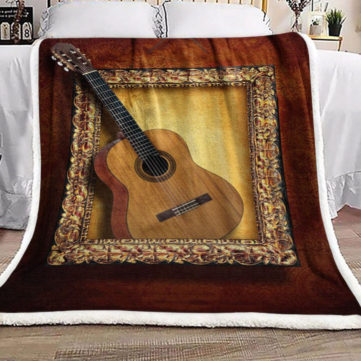 Guitar HN1810148F Sherpa Fleece Blanket