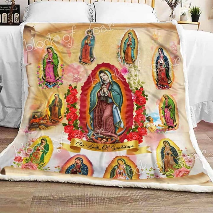 Our Lady Of Guadalupe CLA1111679F Sherpa Fleece Blanket