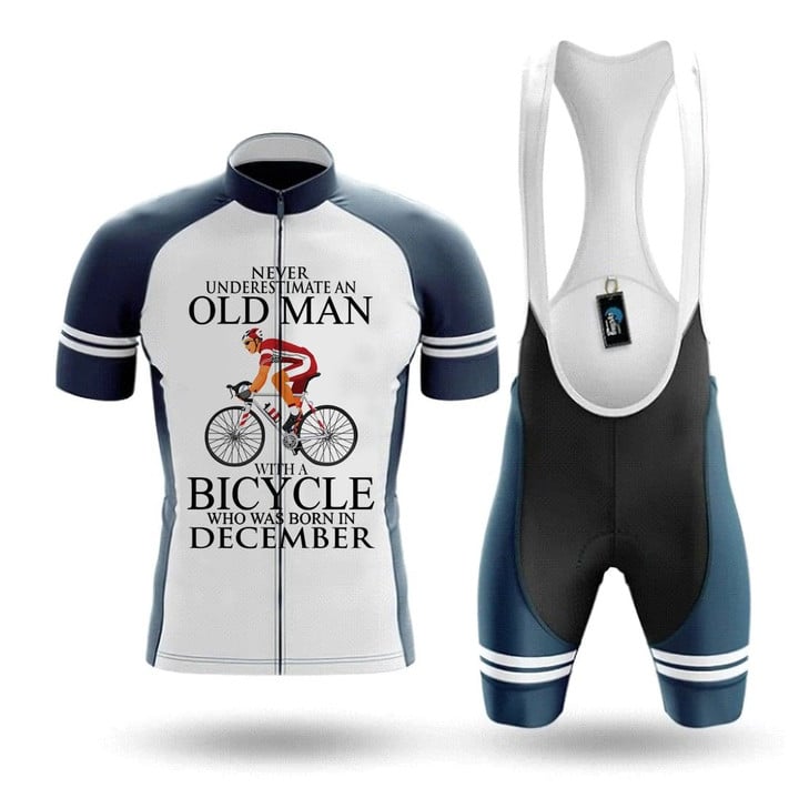 Never Underestimate An Old Man December - Men's Cycling Kit T12