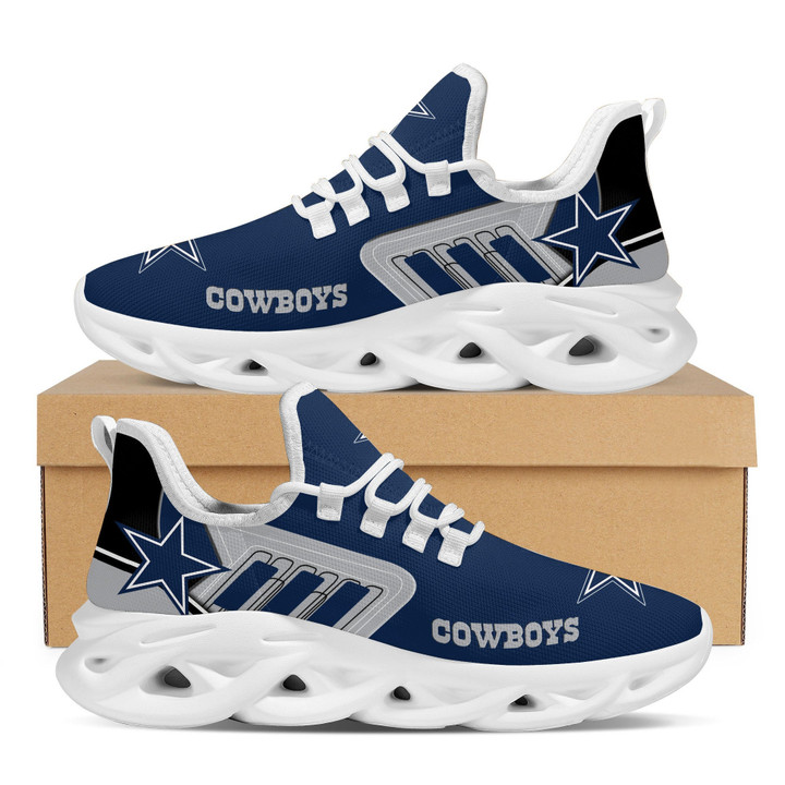 Dallas Cowboys Sporty Design Trending Max Soul Clunky Sneakers Shoes For Mens Womens American Football Fans