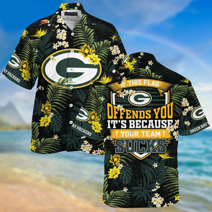 Green Bay Packers Summer Hawaiian Shirt 12