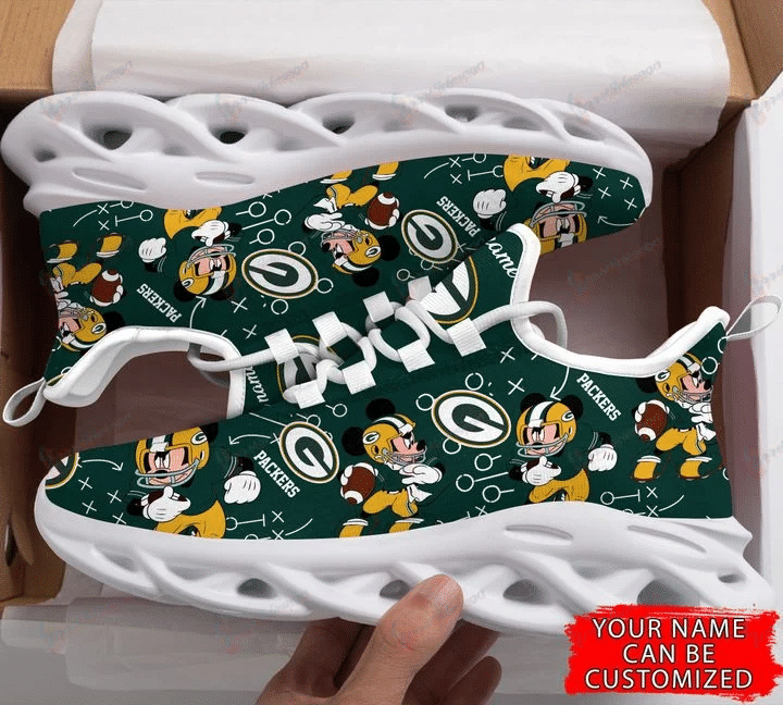 Green Bay Packers Yezy Running Sneakers 689