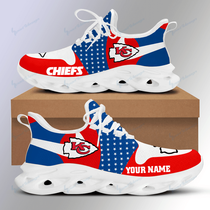Kansas City Chiefs Personalized Yezy Running Sneakers 452