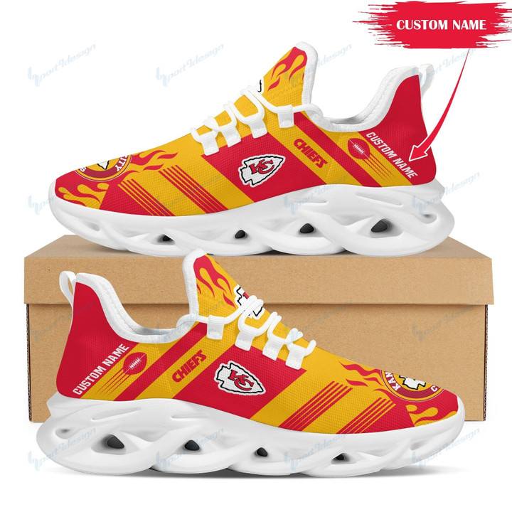 Kansas City Chiefs Personalized Yezy Running Sneakers BB594