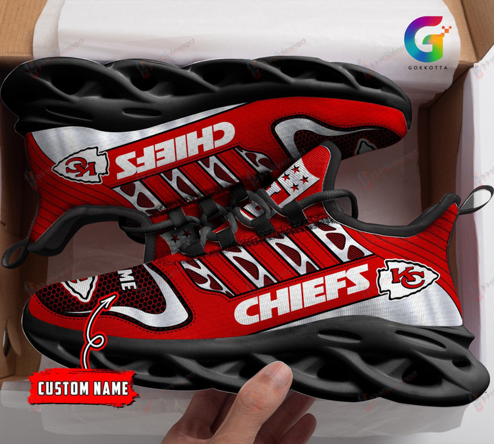 Kansas City Chiefs Personalized Yezy Running Sneakers 187