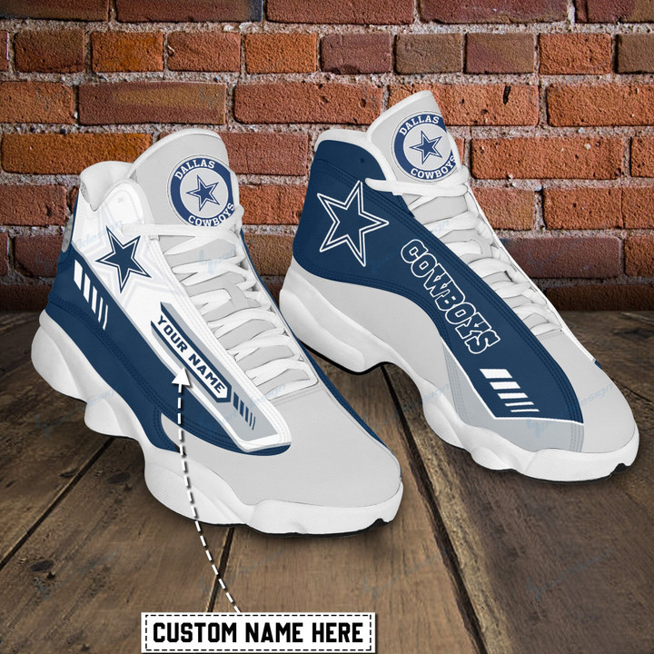 Dallas Cowboys Personalized AJD13 Sneakers BG32