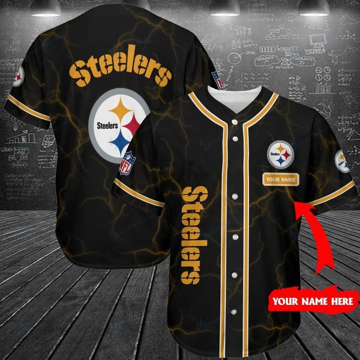 Pittsburgh Steelers Personalized Baseball Jersey Shirt 225