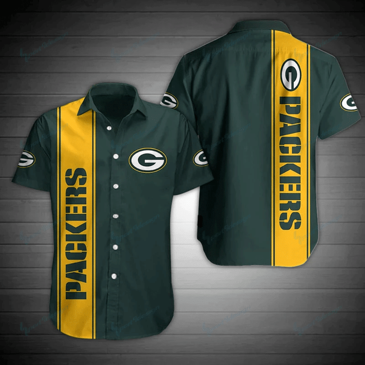 Green Bay Packers Button Shirt 072