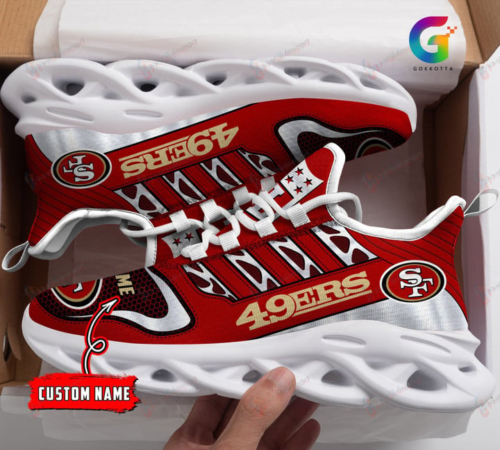 San Francisco 49ers Personalized Yezy Running Sneakers 218