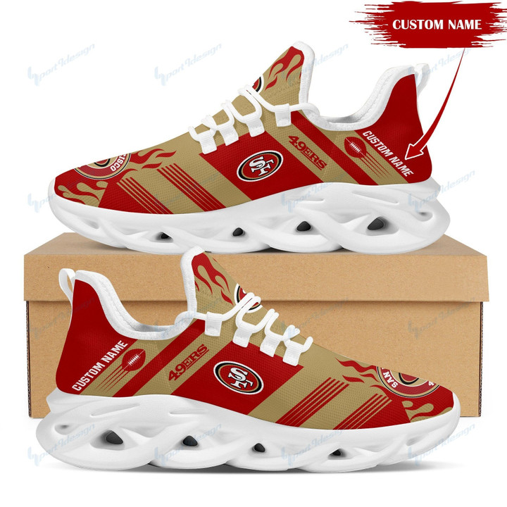 San Francisco 49ers Personalized Yezy Running Sneakers BB582