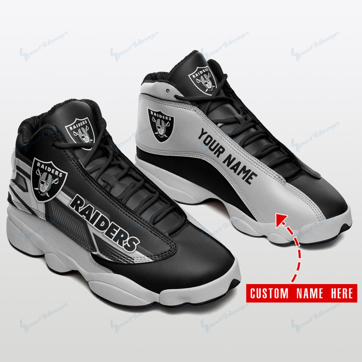 Las Vegas Raiders Personalized AJD13 Sneakers BG87