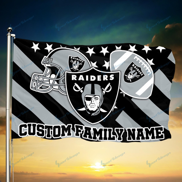 Oakland Raiders Personalized Flag 88
