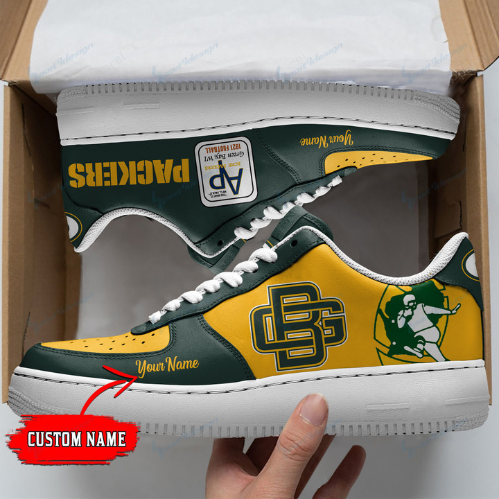 Green Bay Packers Personalized AF1 Shoes BG18