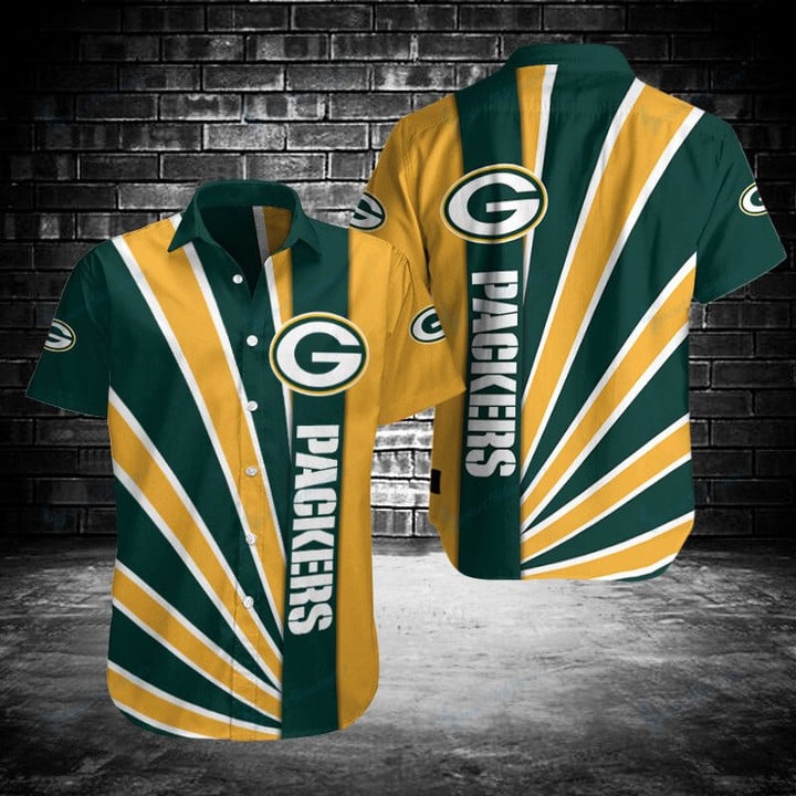 Green Bay Packers Button Shirt BG793