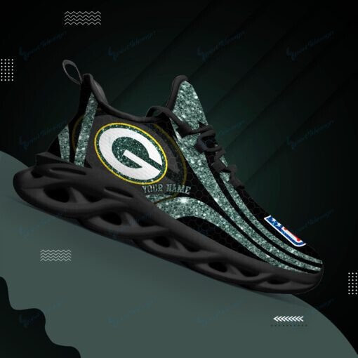Green Bay Packers Personalized Yezy Running Sneakers BG864