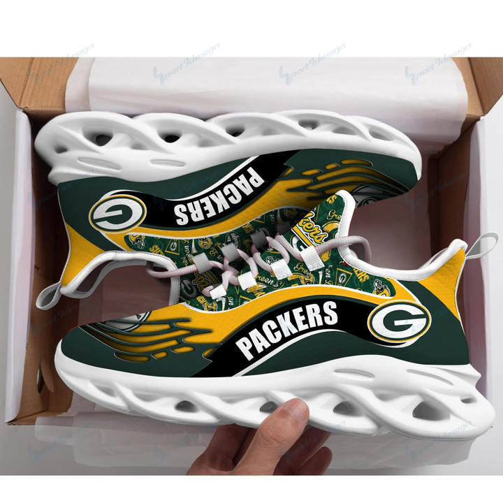 Green Bay Packers Yezy Running Sneakers BB187