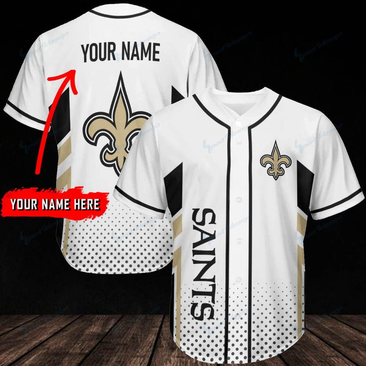 New Orleans Saints Personalized Baseball Jersey 306