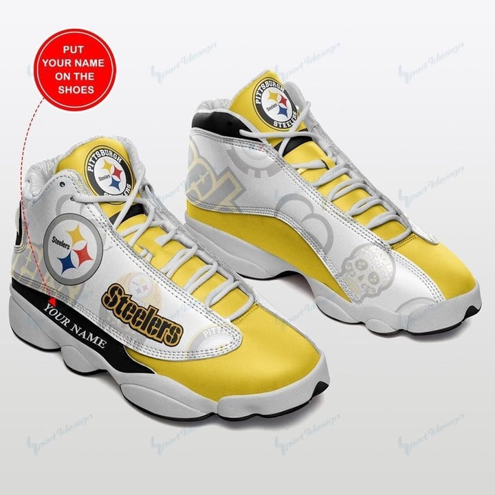 Pittsburgh Steelers Personalized AIR JD13 Sneakers 0157