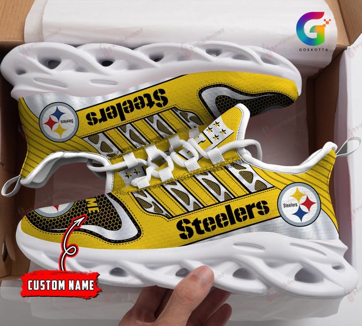 Pittsburgh Steelers Personalized Yezy Running Sneakers 234