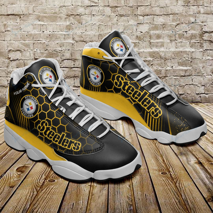 Pittsburgh Steelers Personalized Air JD13 Sneakers 499